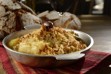 Cod with cornbread