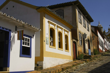 Cidade de Tiradentes em Minas Gerais Brasil.