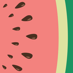 Watermelon background. Vector.