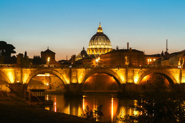 The Basilica di San Pietro in Rome.