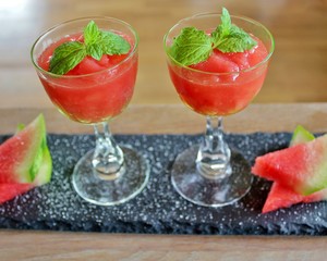 Watermelon granita, granita di anguria