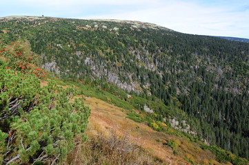 View of the rocky landscape