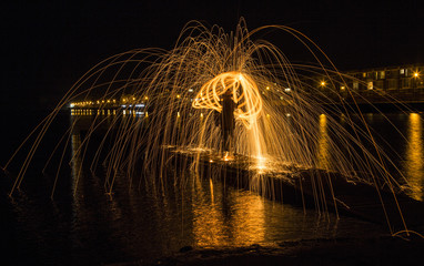 Wire Wool Spinning