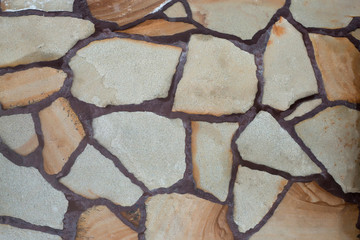 Stone block road pavement
