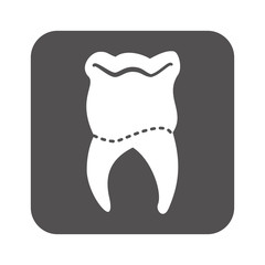 Medical dental care icon vector illustration graphic design