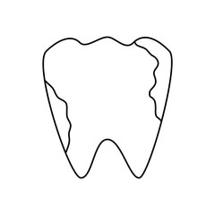 Medical dental care icon vector illustration graphic design