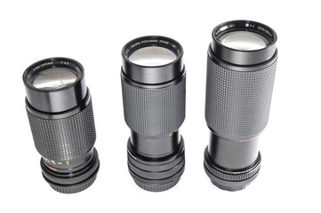 Old vintage camera SLR lens