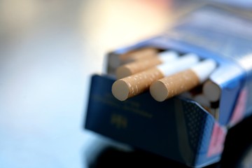 Cigarettes background.