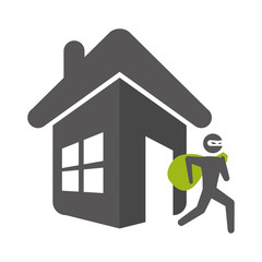 Home insurance symbol icon vector illustration graphic design