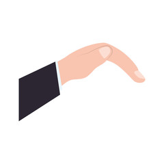 Human hand symbol icon vector illustration graphic design