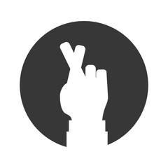 Hand gesturing symbol icon vector illustration graphic design