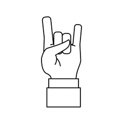 Hand gesturing symbol icon vector illustration graphic design