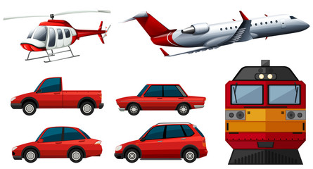 Different designs of transportations