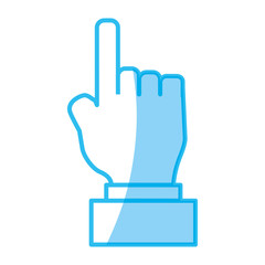 Hand gesturing symbol icon vector illustration graphic design