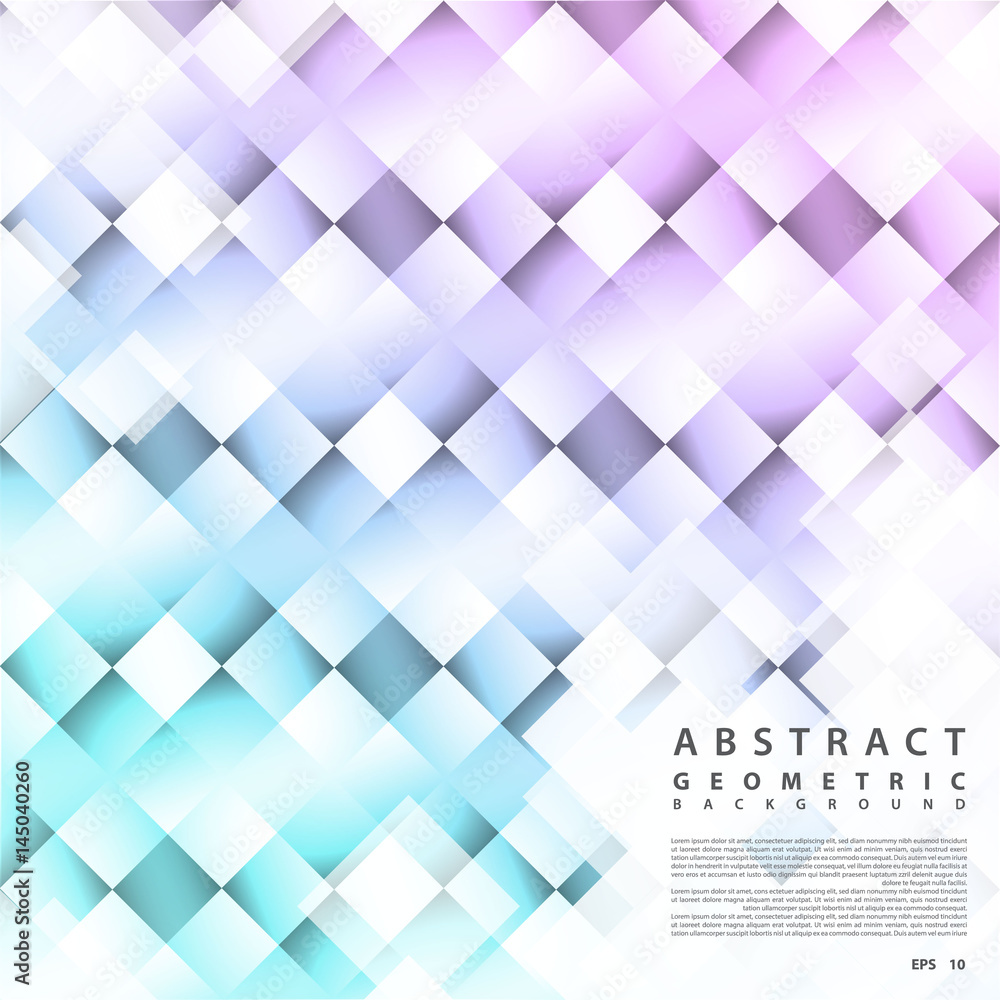 Poster geometric structured background. vector abstract backdrop in square shape.