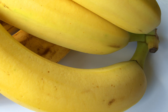 Yellow dessert bananas