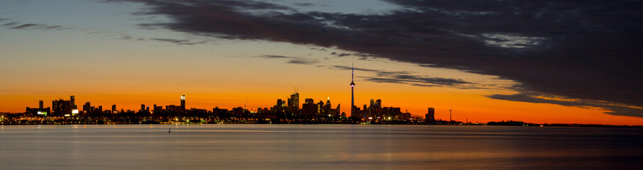 Panorama of Toronto at Sunrise
