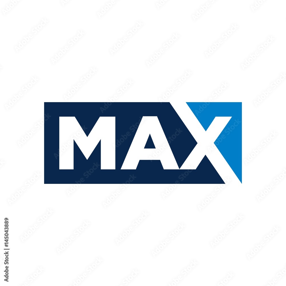 Canvas Prints max logo vector.