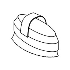 Horse riding equipment accesory icon vector illustration graphic design