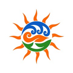 Summer logo design