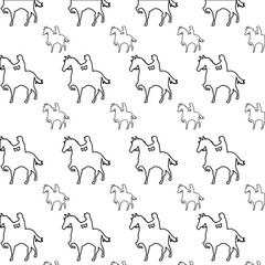 Obraz premium Horse riding background icon vector illustration graphic design