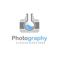 Camera logo design vector