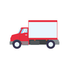 Fototapeta premium Delivery truck vehicle icon vector illustration graphic design