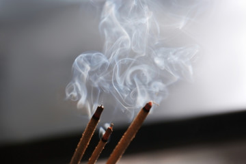 Aroma sticks with smoke