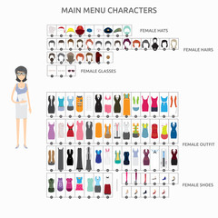 Fototapeta premium Character Creation Programmer