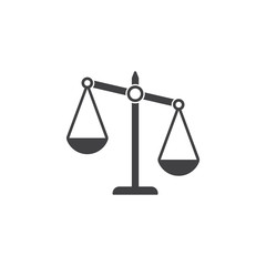 justice scale icon.