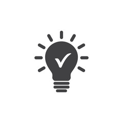 Check innovative idea icon