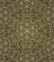 Seamless dark abstract pattern with gradient. Vector illustration