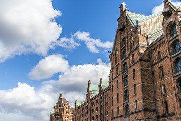 Fototapeta premium Warehouses Hamburg