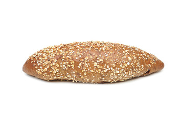 Muesli loaf bread isolated