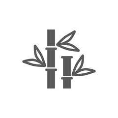bamboo icon. spa vector illustration