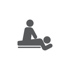 Massage Icon. spa vector illustration