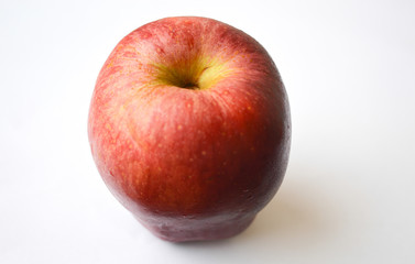 red apple isolated on white