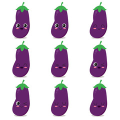 Eggplant character collection