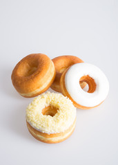 donut or tasty donut on the background.