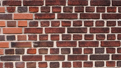 Rows from a brick wall