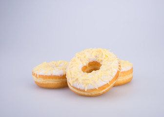 donut or tasty donut on the background.