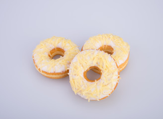 donut or tasty donut on the background.