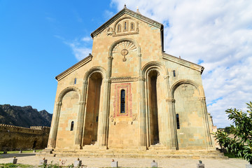 Fototapeta na wymiar Svetitskhoveli Cathedral in Mtskheta, Georgia