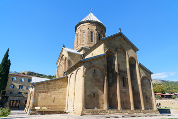 Fototapeta na wymiar Samtavro Transfiguration Orthodox Church in Mtskheta, Georgia