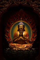 buddha statues in temple