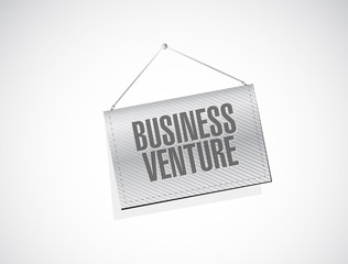 business venture hanging sign concept