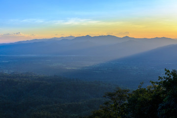  Sunrise serenity mountain landscape