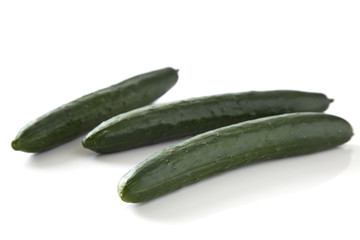 green cucumber vegetable fruits
