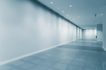 empty corridor in modern office