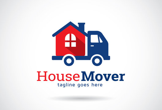 House Mover Logo Template Design Vector, Emblem, Design Concept, Creative Symbol, Icon